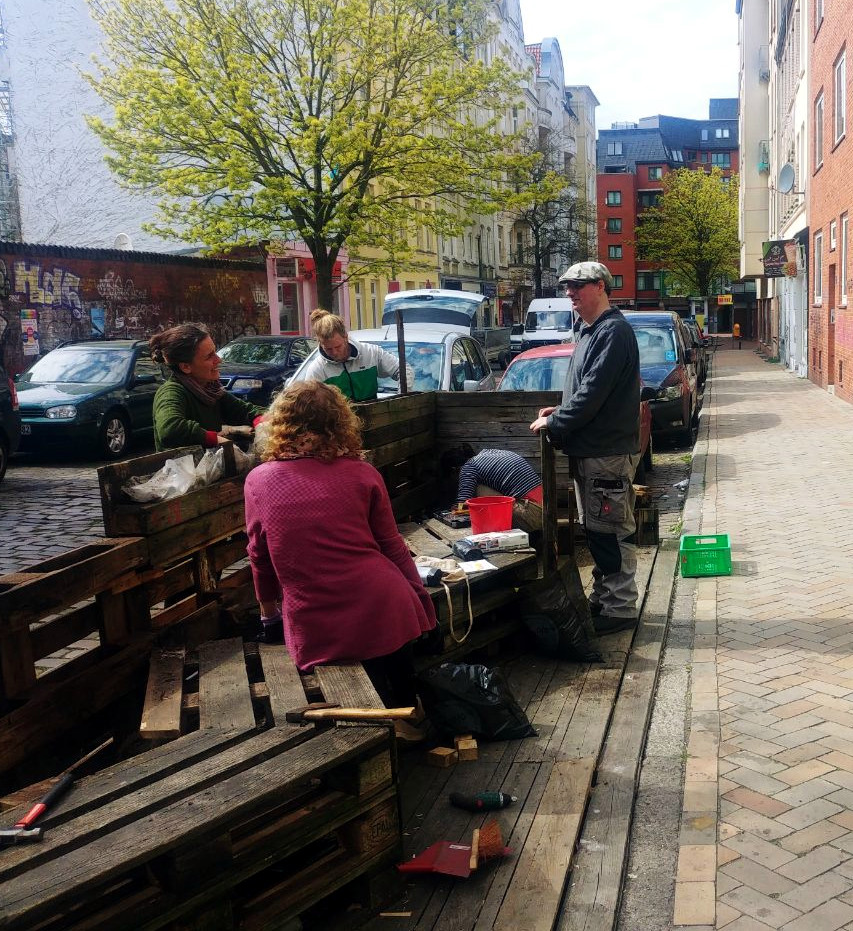 Parkletabbau © Ju Hyun Lee 2022